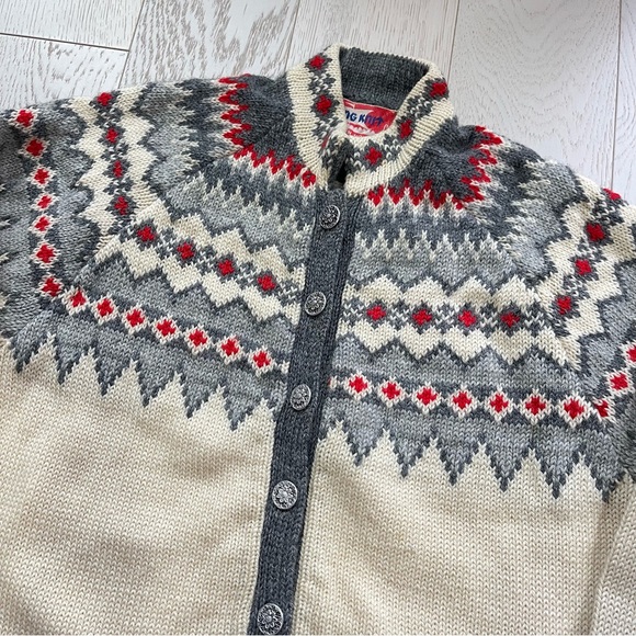 Vintage Sweaters Vintage Viking Hand Knit Pure Mothproof Wool